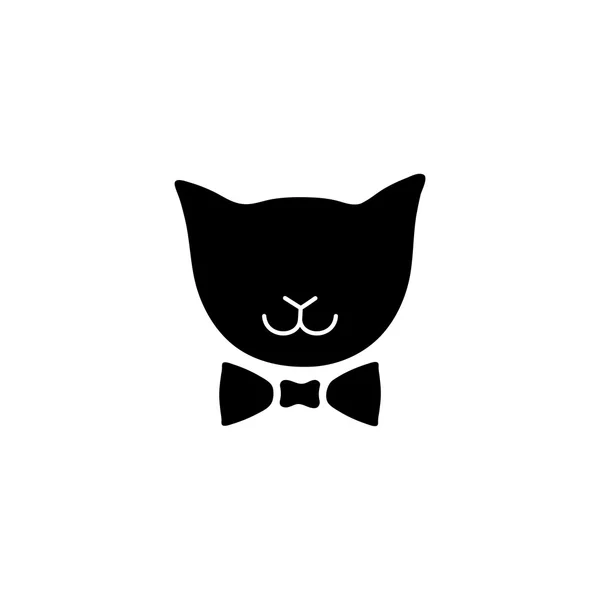 o logotipo do gato preto é adequado para logotipos de lojas de comida de  gato, jogos, aplicativos e outros 12897516 Vetor no Vecteezy