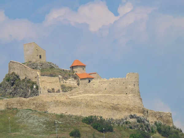 Fortaleza medieval da vila de Rupea, Transilvânia, Roménia — Fotografia de Stock