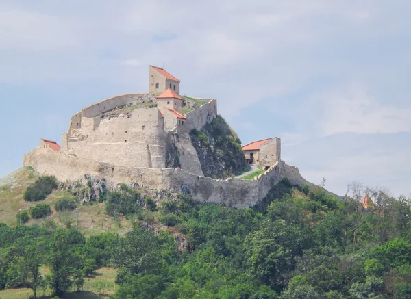 Fortezza medievale del villaggio di Rupea, Transilvania, Romania — Foto Stock