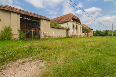 Abandoned village clipart