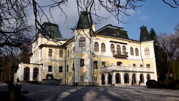 Manor House Betliar, Roznava, Eslovaquia — Vídeo de stock