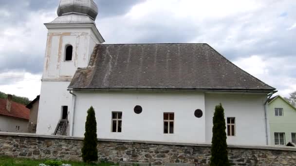 La chiesa evangelica di Markuska, Slovacchia — Video Stock