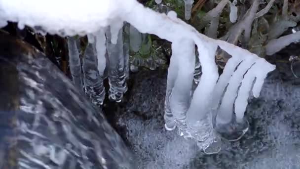 Fluxo de congelação — Vídeo de Stock
