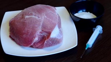 Domuz eti, işlenmeye hazır