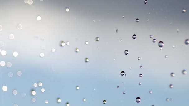 窗户上的水滴 — 图库视频影像