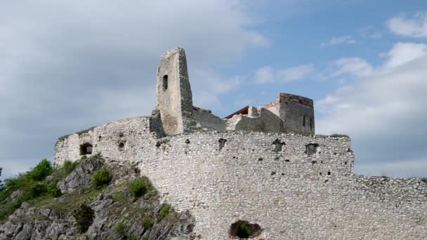 Castillo de Cachtice — Vídeo de stock