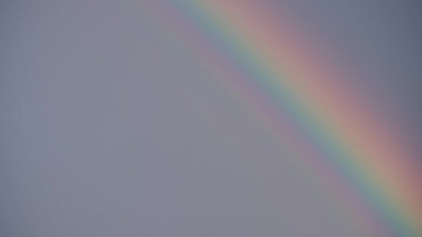 Arcobaleno nel cielo — Video Stock