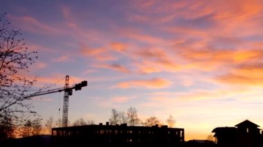 Günbatımı ve güzel gökyüzü