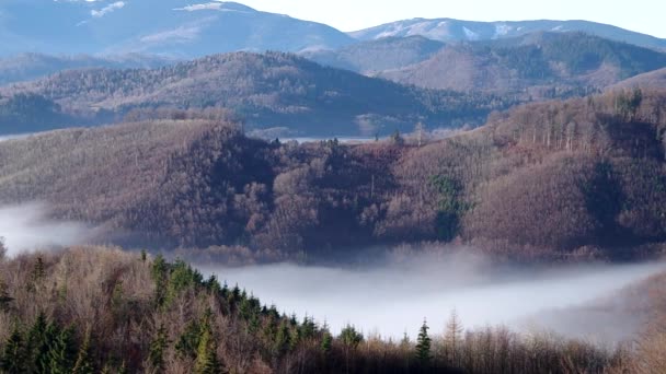 Inversion in the mountains — Stock Footage Inversion in the mountains Royalty Free Stock Footage