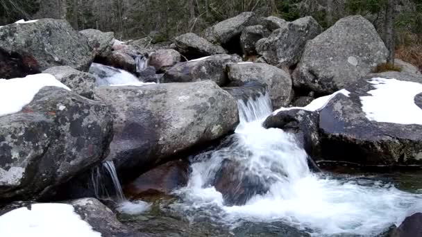 Vodopády studený potok ve Vysokých Tatrách