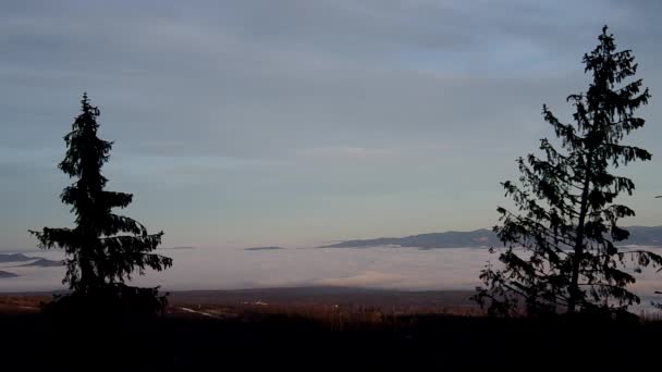 Inversion dans les montagnes 