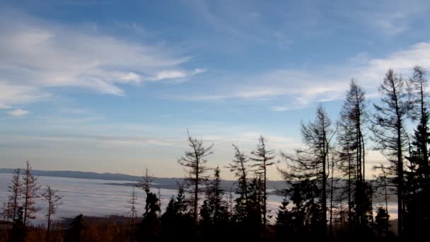 Inversion dans les montagnes 