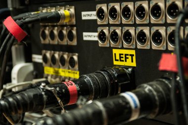 İşaretli xrl kablo paneli (girdi / çıktı)