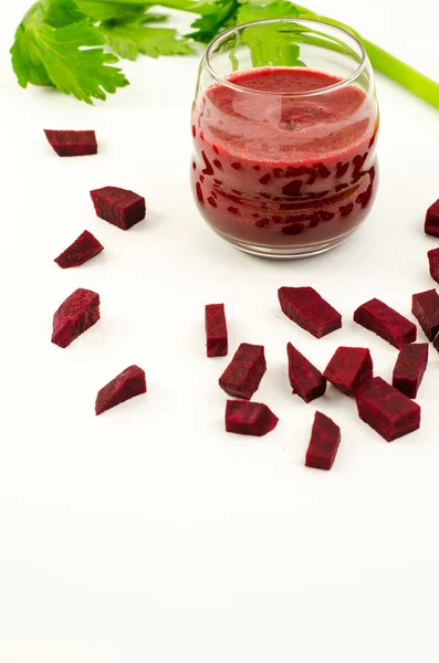 Rote-Bete-Smoothie — Stockfoto