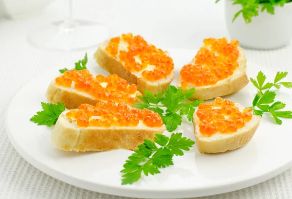 Red caviar — Stock Photo, Image