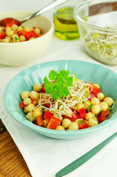 Ensalada con garbanzos —  Fotos de Stock