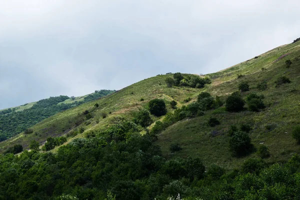 Kuzey Kafkasya Nın Dağlarının Manzarası Karmadon Geçidi — Stok fotoğraf