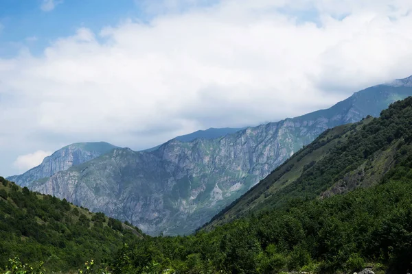 Вид Горы Северного Кавказа Ущелье Кармадон — стоковое фото