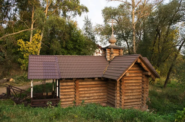 Frühling Heilige Quelle Der Ikone Der Muttergottes Lebensspendendes Quelldorf Bykovo — Stockfoto