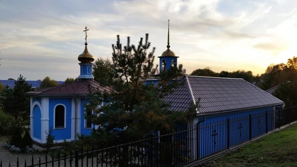 Die Kirche Der Ikone Der Gottesmutter Des Lebensspendenden Frühlings Bykovo — Stockfoto