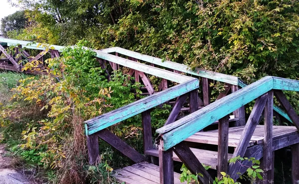 Vue Sur Vieil Escalier Escalier Bois — Photo