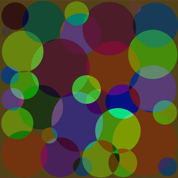 Vektor Illustration Färgad Bakgrund Abstrakt Färgad Bakgrund Cirklar — Stock vektor
