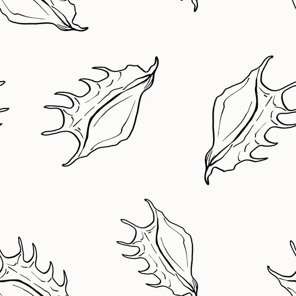 Doodle Nahtloses Muster Mit Gebrochenen Wellenlinien Dreiecken Punkten Auf Grauem — Stockfoto