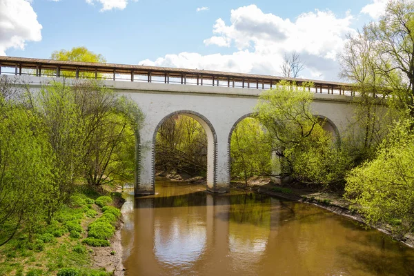 Acquedotto Rostokinsky Anche Conosciuto Come Milionesimo Ponte Mosca Antichità Costruito — Foto Stock