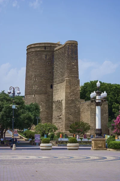 UNESCO 12 wieku Maiden Tower Baku, Azerbejdżan — Zdjęcie stockowe