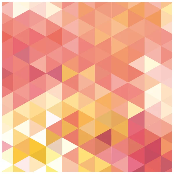 Vector abstract background mosaic of triangles — Stock Vector