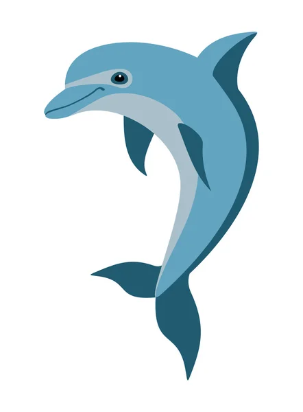 Κινούμενα σχέδια δελφινιών — Διανυσματικό Αρχείο