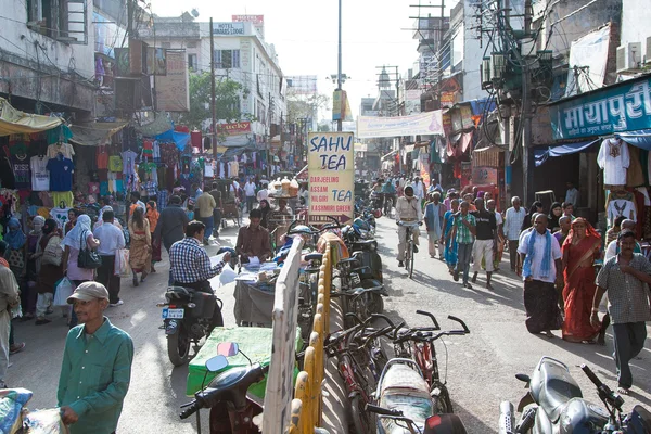 Calle abarrotada — Foto de Stock