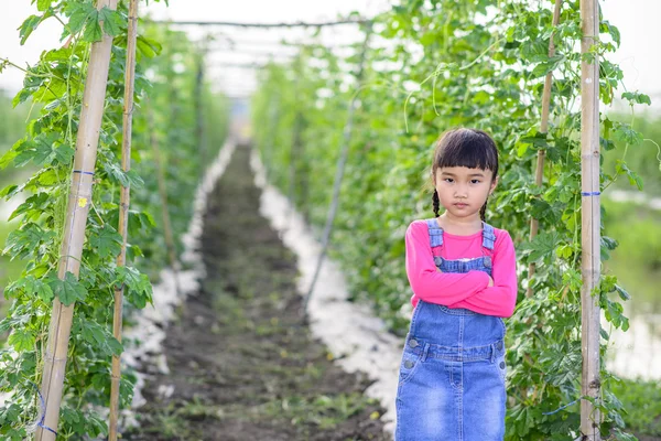 Retrato de jardinero infantil — Foto de Stock