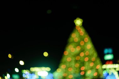 X'mas ağaç bokeh