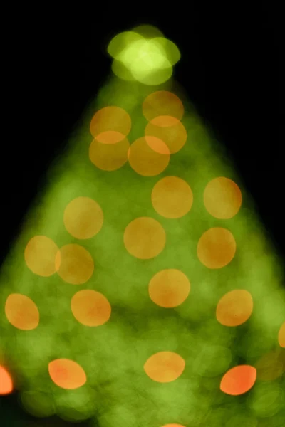 X'mas tree bokeh — Stock Photo, Image