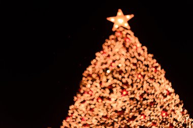 X'mas ağaç bokeh
