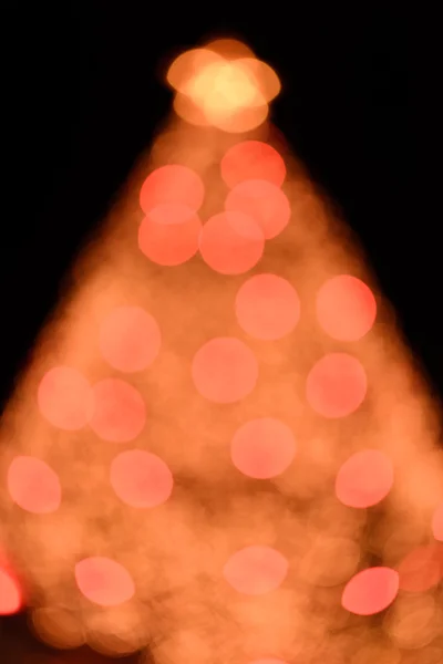 Weihnachtsbaum-Bokeh — Stockfoto