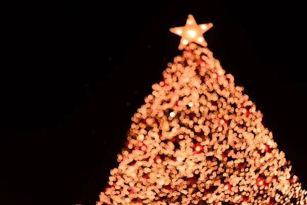 Árvore de Natal bokeh — Fotografia de Stock