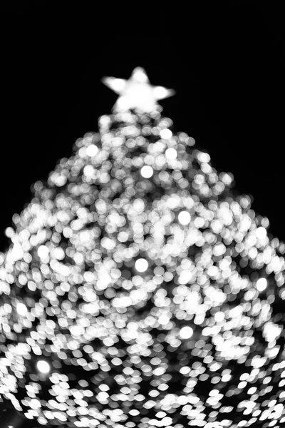 Albero di Natale bokeh — Foto Stock