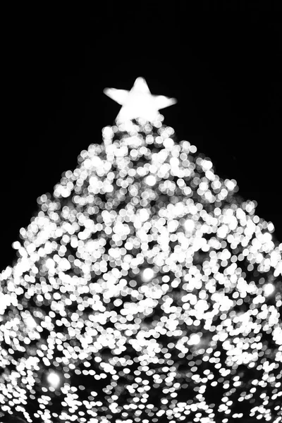 Árvore de Natal bokeh — Fotografia de Stock