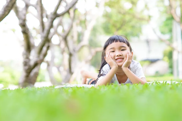 Kid glimlach — Stockfoto