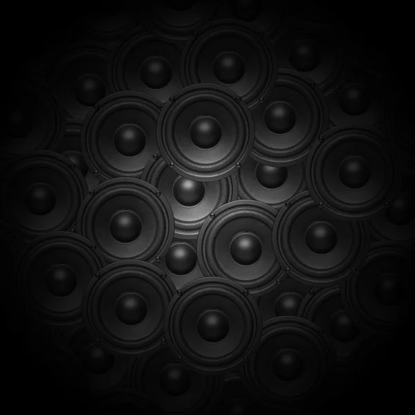 Audio muziek spreker achtergrond — Stockfoto