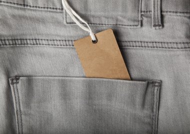 fiyat etiketi ile kot