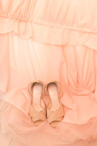 Detail Bride Shoes — Stock Photo, Image