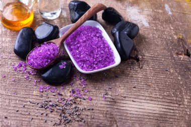 lavanta ile deniz tuzu