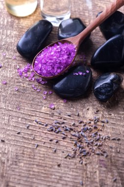 lavanta ile deniz tuzu