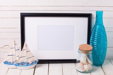 Siyah boş çerçeve bir