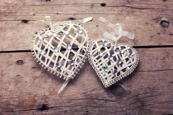 Cute decorative hearts — Stock Photo, Image
