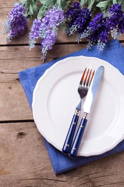 Table setting for summer — Stock Photo, Image