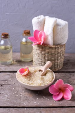 Deniz tuzu kase ve havlu